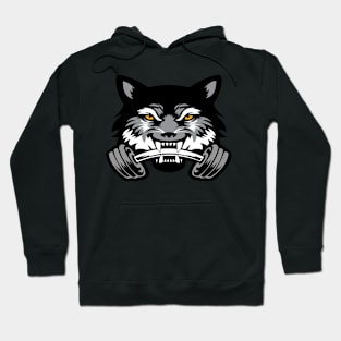 Wolf sport and fitness lovely blend drawing cute cool colorful Hoodie